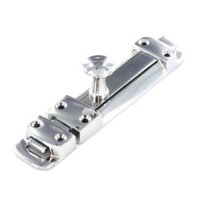 150mm Heavy Duty Sliding Security Door Bolt - Chrome