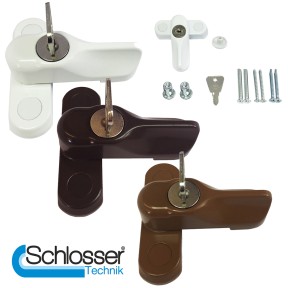 Key Locking Sash Blocker Timber & Composite Door & Window Restrictor