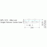 Mila 35mm Backset Latch Deadbolt Single Spindle Door Lock Centre Case