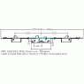 ERA / Saracen 2 Hook 2 Roller 35mm Backset Multi Point Door Lock with Serrations - Split Spindle