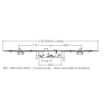 ERA / Saracen 2 Hook 45mm Backset Multi Point Door Lock - Split Spindle with Serrations