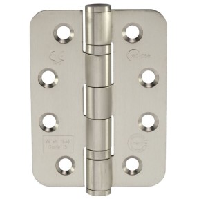 102mm x 76mm G13 Stainless Radius BB Hinge 2PK - Satin Stainless Steel