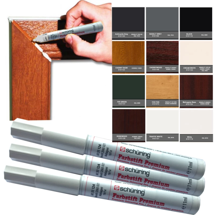 UPVC touch up pen MAHOGANY / 40286 6151124