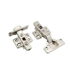 Clip On Hinge Nickel Plated 35mm 90 Degree (pair)