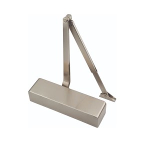 Size 2-4 Door Closer Silver, CE, UKCA