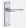 Contract Aluminium - Lever on Backplate Door Handle Set - Internal Door Handle / Furniture