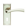 SEROZZETTA CINQUANTA LEVER - BACKPLATE - Satin Nickel / Polished Nickel