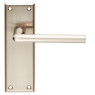 SEROZZETTA DIECI LEVER - BACKPLATE- Polished Nickel / Satin Nickel