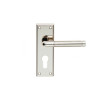 SEROZZETTA QUARANTA LEVER-BACKPLATE - Polished Nickel / Satin Nickel