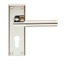 SEROZZETTA SESSANTA LEVER-BACKPLATE - Polished Nickel / Satin Nickel