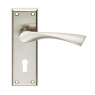 SEROZZETTA VENTI LEVER - BACKPLATE Polished Nickel / Satin Nickel