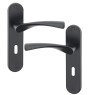 Belgravia Lever Backplate Black