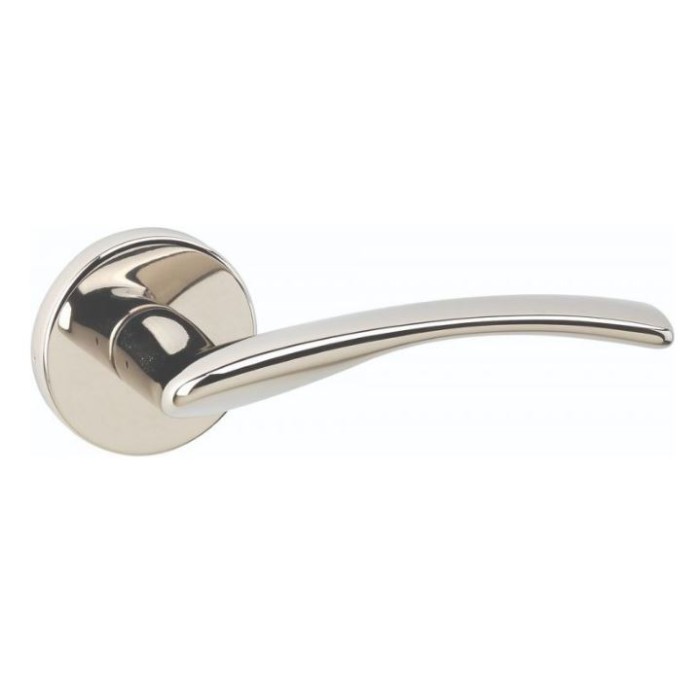 Delta Lever On Rose Polished Nickel