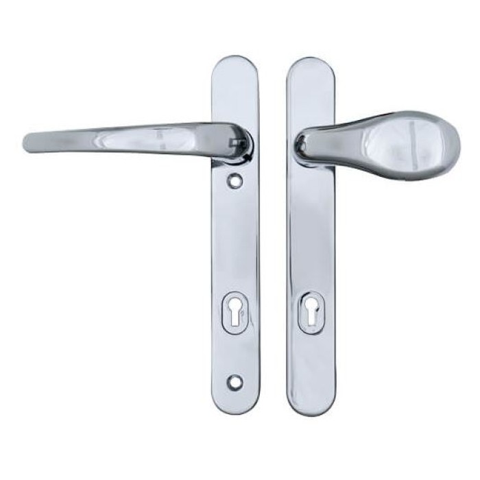 Lever / Pad 92mm x 122mm Vectis door Handle CHROME