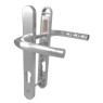 Hoppe Birmingham 92mm 122mm Lever Lever Short Backplate UPVC Sprung Door Handle Set