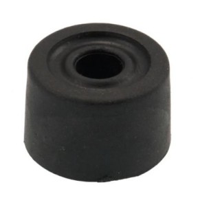 Rubber Door Stop Black 38mm (Pack 2)