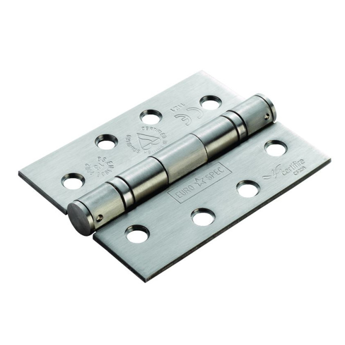 102X7 X3MM BALL BEARING HINGE (PAIR) Satin Stainless Steel