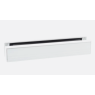 12" x 2" Slimline Door Letterplate Aluminium