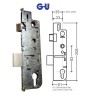 Replacement Old Type GU 35mm Backset Latch Deadbolt Single Spindle Door Lock Centre Case