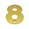 Door Numerals in Brass / Chrome