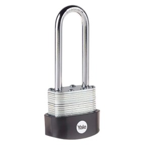 Yale Laminated Steel Padlock 40mm LongShackle