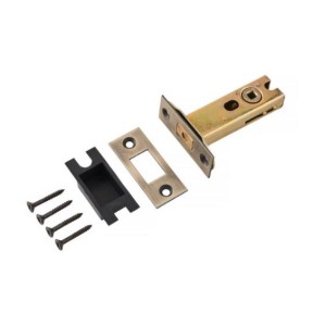 76mm Tubular Bathroom Deadbolt Antique Brass