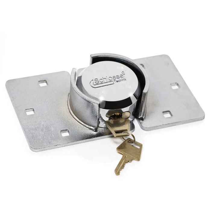 Schlosser Heavy Duty Van Lock Hasp and Barrel Padlock