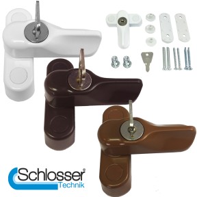 Key Locking Sash Blocker PVC-u Door & Window Restrictor