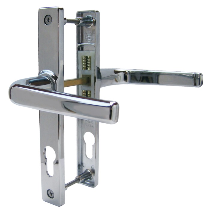 Schlosser Technik Apto Ferco 70mm 180mm Lever Lever UPVC Sprung Door Handle Set