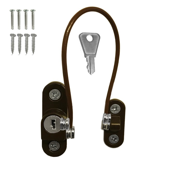 Schlosser Technik Mini Cable Restrictor - BS EN 14351-1:2006 - Brown