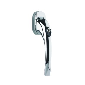 Tilt & Turn Key Locking 43mm Window Handle - Chrome