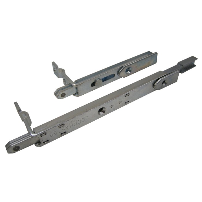 Lockmaster door shoot bolt SET (top & bottom)